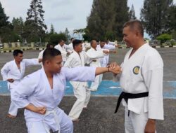 Latihan Keterampilan dan Ketangkasan Beladiri Polri Untuk Tingkatkan Kemampuan Personel Polres Bener Meriah