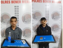 Polres Bener Meriah Berhasil Mengamankan Dua Pelaku Penyalahgunaan Narkotika