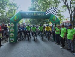 MERIAH, RIBUAN WARGA ACEH TAMIANG ANTUSIAS IKUTI FUN BIKE DAN FUN WALK