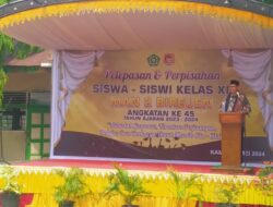 A.Yani, Kabag.TU Kanwil Kemenag Provinsi Aceh Menghadiri Perpisahan Siswa/Siswi MAN 2 Bireuen Angkatan Ke 45.