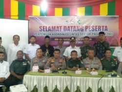 Pertemuan Koordinasi lintas sektor program DBD.  di Puskesmas Dewantara kabupaten Aceh Utara