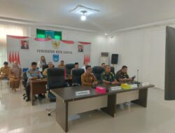 Dandim 0104/Atim Hadiri Vidcon Pengendalian Inflasi dan Sidak Harga Bahan Pokok Bersama Forkopimda Kota Langsa