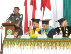 Danrem 011/Lilawangsa Beri Orasi Ilmiah pada Wisuda Sarjana dan Magister di IAIN Langsa