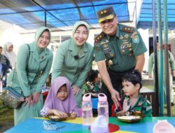 Pangdam IM Puji Kebersihan dan Keterampilan TK Cantika Kirana Kodim Abdya