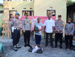 Kapolres Langsa Berikan Bantuan Sembako kepada Keluarga Korban Kebakaran dan Tukang Becak dalam Rangka Hari Bhayangkara ke-78