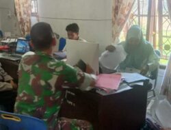 Tingkatkan Hubungan Yang Harmonis Babinsa Dan Bhabinkamtibmas Anjangsana Ke Kantor Desa