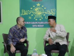 Ahli ICT Serta Penasehat Senior Smart City Di Kementerian Kominfo RI BARRY SIMORANGKIR Silaturahmi Ke Kantor PCNU Kota Medan