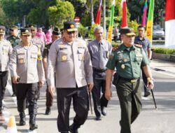 Pangdam IM bersama Kapolda Aceh Hadiri Zoom Meeting Dalam Rangka Bhakti Kesehatan Hari Bhayangkara Polri Ke-78 Tahun 2024 Di Polda Aceh