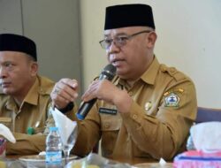 Jelang Kegiatan GAMAWAR dan HKN Ke-52 Tahun 2024, Pemkab Bener Meriah Gelar Rakor lintas Instansi.