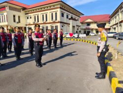 Apel Fungsional Polres Lhokseumawe Kesiapan Menerima Arahan Langsung dari Komandan Satuan Fungsi.