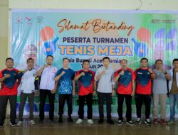 PJ. BUPATI ASRA BUKA TURNAMEN TENIS MEJA PIALA BUPATI ACEH TAMIANG 2024