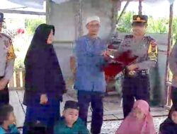 Sat Binmas Polres Pelabuhan Belawan Adakan Silahturahmi Dan Memberikan Bantuan Untuk Pondok Pengajian Di Kelurahan Sicanang