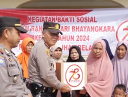 Bakti Sosial Dan Bakti Religi Dilaksanakan Polres Pelabuhan Belawan Untuk Menyambut HUT Bhayangkara ke – 78