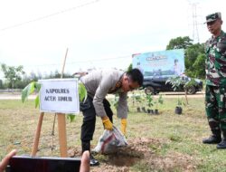 Polres Aceh Timur Gelar Bakti Sosial Tanam 1.000 Pohon, di Hari Bhayangkara ke-78