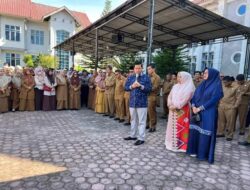 Apel Bersama Di Lingkungan Pemkab Bener Meriah, Drs. Haili Yoga, M.Si Pamitan.