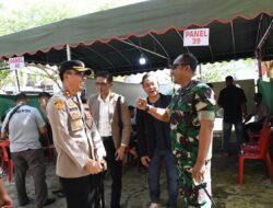 Kapolres Aceh Timur Bersama Dandim 0104 Pantau Langsung Pelaksanaan Penghitungan Ulang Surat Suara