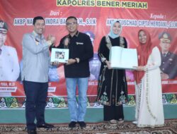 Hadiri Lepas Sambut di Pendopo Bupati Bener Meriah, AKBP Nanang Ucapkan Terima Kasih Kepada Pemda Bener Meriah