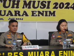 Polres Muara Enim Gelar Latpraops Patuh Musi 2024