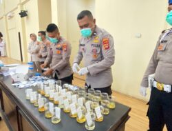 Polres Lhokseumawe Gelar Ujian Beladiri dan Tes Narkoba untuk Kenaikan Pangkat Periode 2025