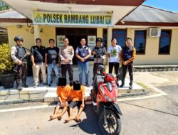 Team Elang Lubai Polsek Rambang Lubai Berhasil Tangkap Sindikat Curanmor di Pasar Kalangan Desa Gunung Raja