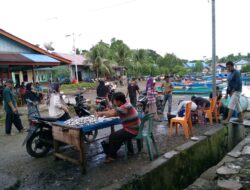 Penggalas Ikan di Simeulue Keluhkan Banyak Lapak Berkeliaran di Luar Pasar Inpres