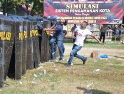 Simulasi Pilkada di Langsa: Kerusuhan dan Ledakan Bom Warnai Latihan Pengamanan