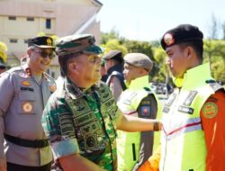 Pangdam IM Hadiri Apel Gelar Pasukan Operasi Po Meurah Seulawah 2024 Pengamanan PON XXI Aceh-Sumut.