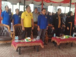 Drum Band, SMKN 1 Peusangan Meriahkan Pelantikan Pengurus PDBI Kabupaten Bireuen.