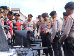 Polres Lhokseumawe Sambut Tim Supervisi Samapta Menghadapi PON dan Pilkada Serentak