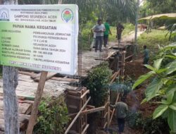 Pemerintah Desa Luncurkan DD Untuk Pembangunan Jembatan Produksi Perkebunan.