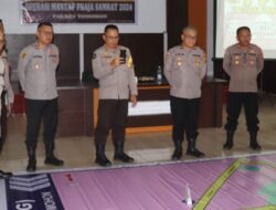 Tingkatkan Pengamanan Jelang Pilkada 2024 Polres Tomohon Gelar TFG