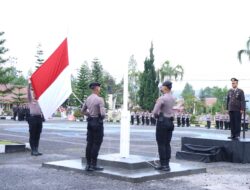 Polres Bener Meriah Gelar Upacara Bendera Merah Putih dalam Rangka HUT RI Ke-79