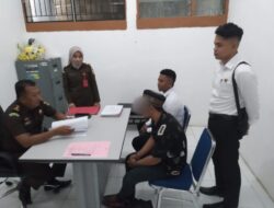 Penyerahan Tersangka dan Barangbukti Kasus Pencurian Ke JPU oleh Satreskrim Polres Aceh Selatan.