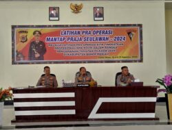 Kapolres Bener Meriah Membuka Latihan Pra Operasi Mantap Praja Seulawah 2024