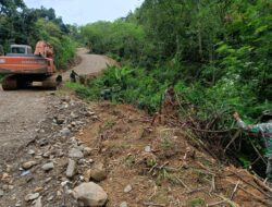 Di Ahir Menjelang Penutupan TMMD Ke 121 Warga Ucapan Terimakasih Kepada Satgas TMMD Ke 121