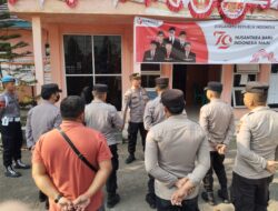 Polres Muara Enim Melaksanakan Pengamanan Kantor KPU dan Bawaslu Jelang Pemilukada 2024