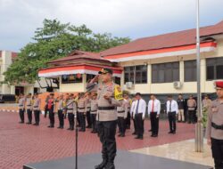 Dalam rangka Operasi Mantap Praja Seulawah tahun 2024, Polres Nagan Raya Gelar Apel Pasukan.