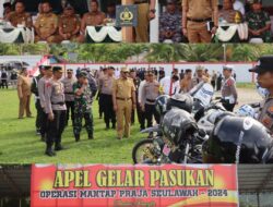 Polres Aceh Selatan laksanakan Apel Gelar Pasukan Operasi Mantap Praja Seulawah 2024