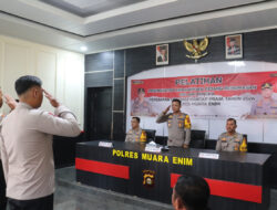 Polres Muara Enim Gelar Pelatihan Peningkatan Kemampuan Kehumasan dalam Rangka Ops Mantap Praja 2024