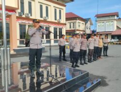 Polres Lhokseumawe Kerahkan Ratusan Personel, Amankan Pendaftaran Pilkada di Kantor KIP