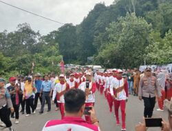 Polisi Amankan dan Kawal Kirab Api PON XXI Aceh-Sumut 2024