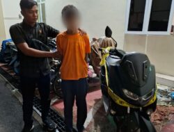 Gerak cepat Tim Opsnal Satreskrim Polres Aceh Selatan,Pelaku Pencurian sepeda motor berhasil diamankan.