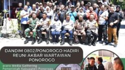 Dandim 0802/Ponorogo Hadiri Reuni Akbar Wartawan Ponorogo