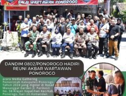 Dandim 0802/Ponorogo Hadiri Reuni Akbar Wartawan Ponorogo