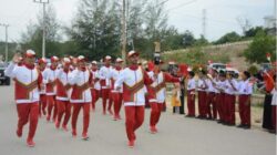 Pemkab Aceh Timur Sambut Tim Kirab Api PON XXI