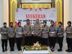 Hari Jadi Polwan RI Ke-76, Polres Aceh Selatan Gelar Syukuran Bersama.