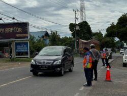 Polantas Lhokseumawe Pastikan Jalur Aman dan Lancar Selama Cabor Paramotor dan Paralayang PON XXI