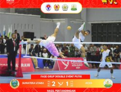 Aceh Takluk di Tangan Sumatera Utara di Fase Grup Double Event Sepak Takraw Putra PON XXI 2024