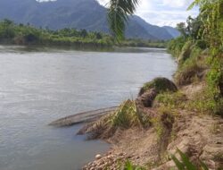 Lahan perkebunan masyarakat paya dapur hancur digerus Luapan sungai kluet