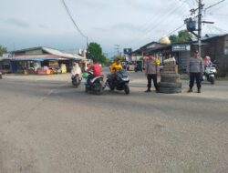 Polsek Muara Batu laksanakan Giat Strong Poin Pagi